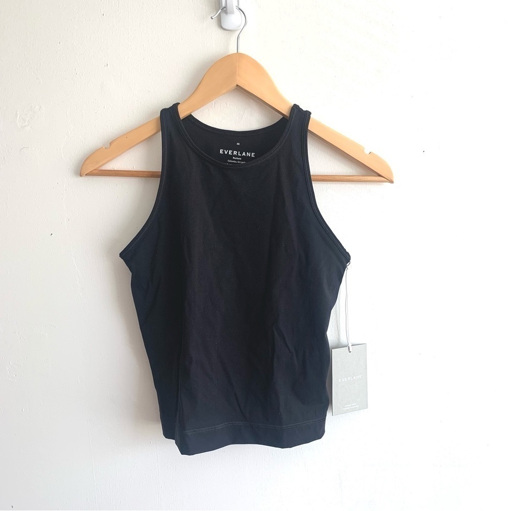 New Everlane The Perform Tank in Black Size XS - Picture 2 of 8